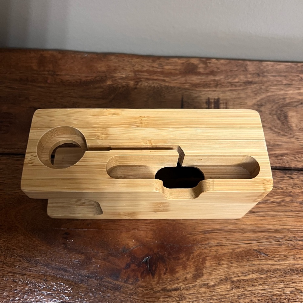 Bamboo Wooden Docking Station